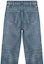 Sizing (Women) CELINE Margaret Washed High-Waisted Straight-Leg Jeans Women Blue 2N647930F-07UW