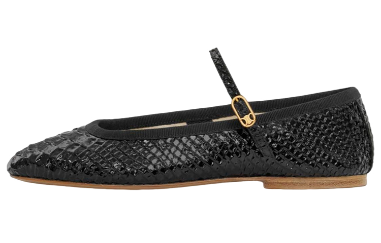 (W) CELINE Mary Jane 'Black Python Print'