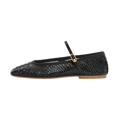 (W) CELINE Mary Jane 'Black Python Print'