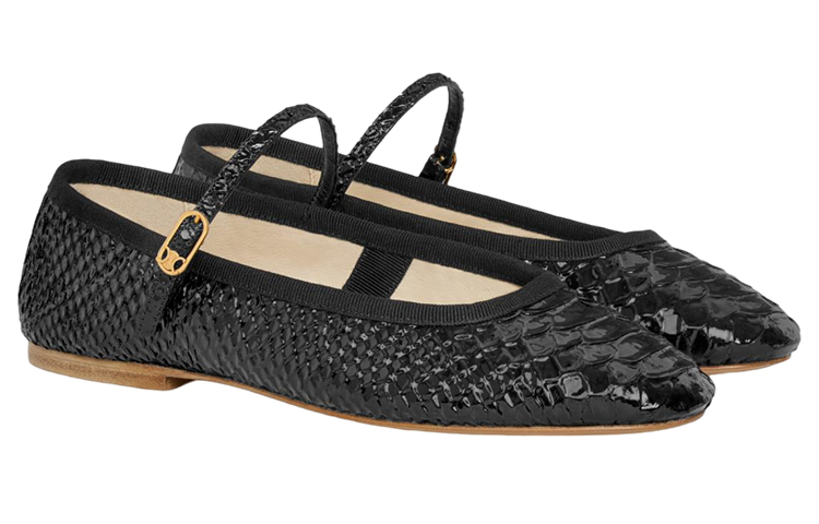 (W) CELINE Mary Jane 'Black Python Print' 圖 2