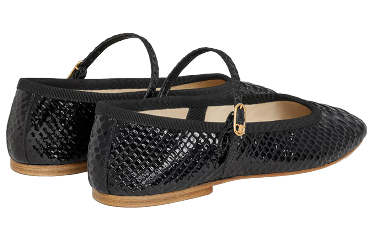 (W) CELINE Mary Jane 'Black Python Print' 圖 3