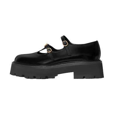 (W) CELINE Mary Jane 'Polished Black Leather'