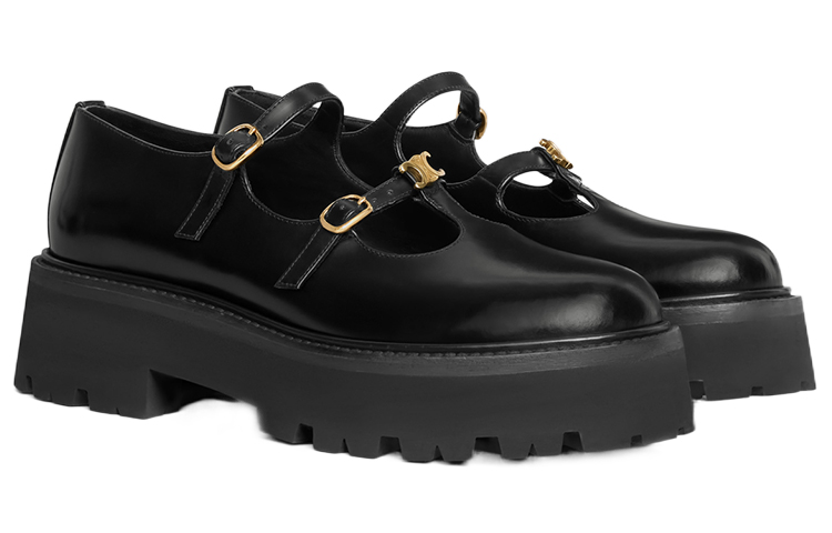 (W) CELINE Mary Jane 'Polished Black Leather' 圖 3