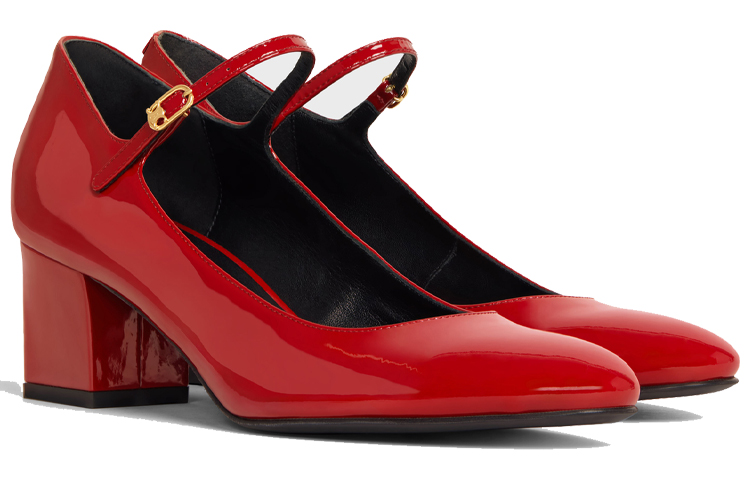 Lookbook (W) CELINE Mary Jane ''Pelle Verniciata Rossa'' 343853577C.27ED