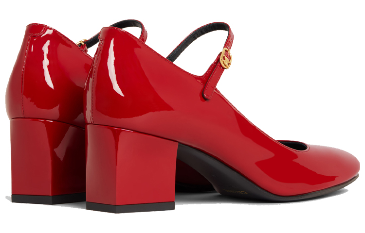 Shop (W) CELINE Mary Jane ''Pelle Verniciata Rossa'' 343853577C.27ED