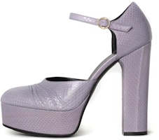 (Women) CELINE Melody Mary Jane High Heels 'Purple Snake Print' 341544032C.32LC (Women) CELINE Melody Mary Jane High Heels 'Purple Snake Print' 341544032C.32LC