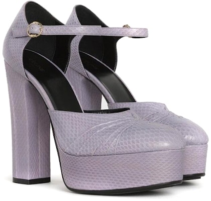(Women) CELINE Melody Mary Jane High Heels 'Purple Snake Print' 341544032C.32LC Lookbook (Women) CELINE Melody Mary Jane High Heels 'Purple Snake Print' 341544032C.32LC