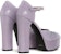 (W) CELINE Melody Mary Jane Tumit Tinggi 'Corak Ular Ungu' 341544032C.32LC