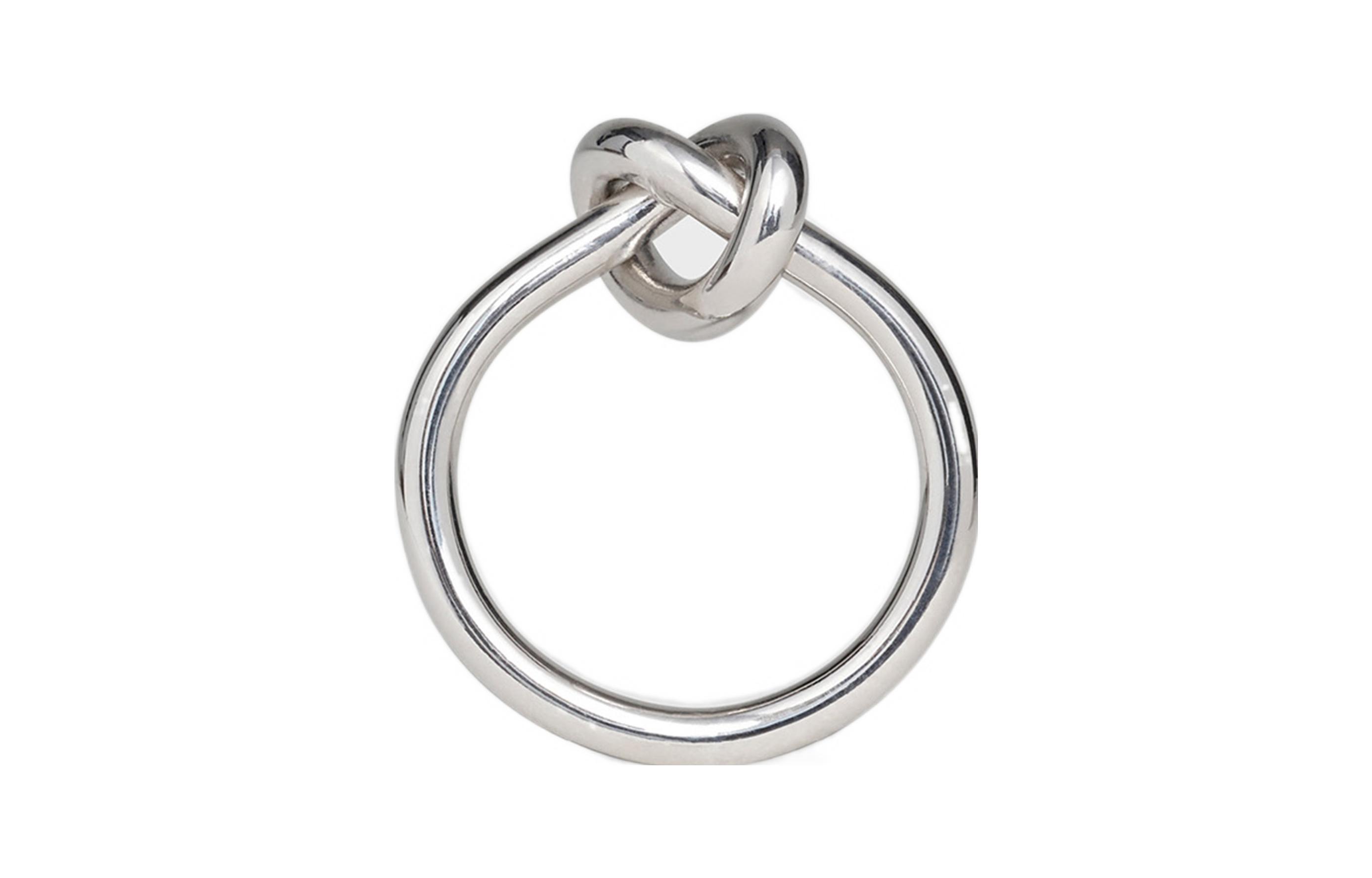 Order (W) CELINE 极简风格女士银质黄铜戒指. 46N636BRA36SI