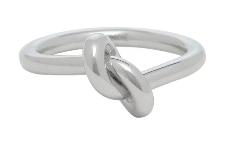 Lookbook (W) CELINE 极简风格女士银质黄铜戒指. 46N636BRA36SI