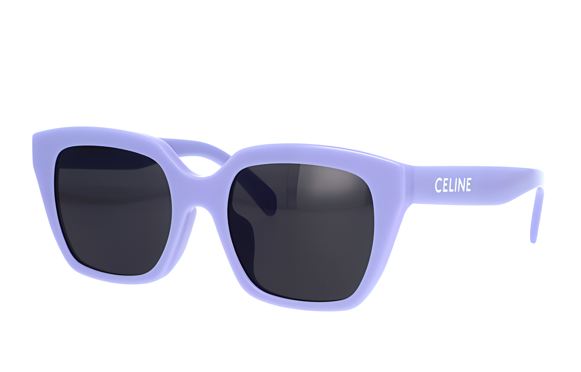 (Women) CELINE Monochroms 03  Square Sunglasses UV Protection Light Purple. CL40198F-78A