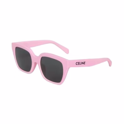 (Women) CELINE Monochroms 03 Trendy Square Sunglasses Women Light Pink 4S198CPLB.24LP