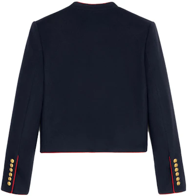 (W) Celine 海軍藍純色扣式外套 2V19C998K-07MR Lookbook (W) Celine 海軍藍純色扣式外套 2V19C998K-07MR