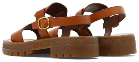 CELINE賽琳 小牛皮 露趾 時尚涼鞋 女款 棕色 Shop CELINE賽琳 小牛皮 露趾 時尚涼鞋 女款 棕色