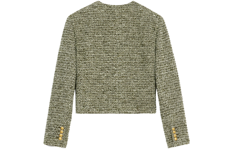 Lookbook (W) CELINE 經典卡其色四口袋綢緞狩獵外套大衣. 2V02E025N-15KE