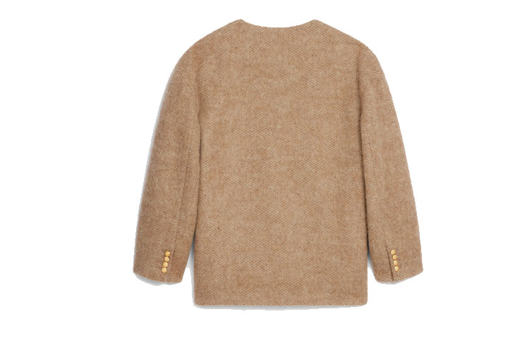 Lookbook (W) セリーヌ パリ ベージュ ボタンアップ ニット カーディガン セーター 2V39J443S-03MI