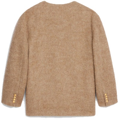 (W) セリーヌ パリ ベージュ ボタンアップ ニット カーディガン セーター 2V39J443S-03MI Lookbook (W) セリーヌ パリ ベージュ ボタンアップ ニット カーディガン セーター 2V39J443S-03MI