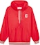 Lookbook (Women) CELINE Paris SS21 Lightweight Nylon Windbreaker Hoodie Jacket Women Red 2W370495M-27ED