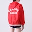 Purchase (Women) CELINE Paris SS21 Lightweight Nylon Windbreaker Hoodie Jacket Women Red 2W370495M-27ED