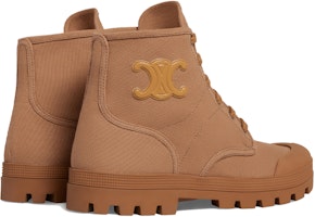 Celine Patapans 人造皮綁帶戶外靴 女款 黃褐色 Shop Celine Patapans 人造皮綁帶戶外靴 女款 黃褐色