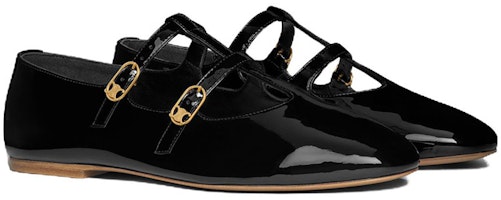 Lookbook (Women) CELINE Patent Leather 'Fashion Buckle Black' 354683613C.38NO