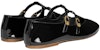 (W) CELINE Kulit Paten 'Fashion Buckle Hitam' 354683613C.38NO
