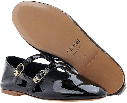 (Women) CELINE Patent Leather 'Fashion Buckle Black' 354683613C.38NO Purchase (Women) CELINE Patent Leather 'Fashion Buckle Black' 354683613C.38NO
