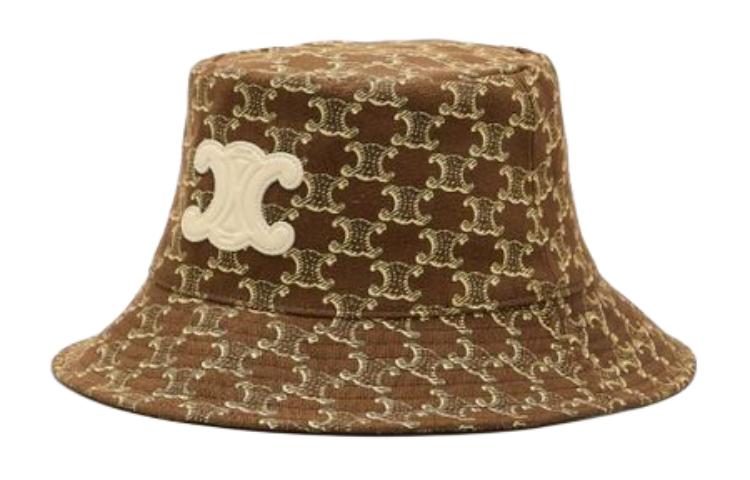 Order (Women) CELINE Patterned Fisherman Hat  Brown. 2AU1C008Y19CM