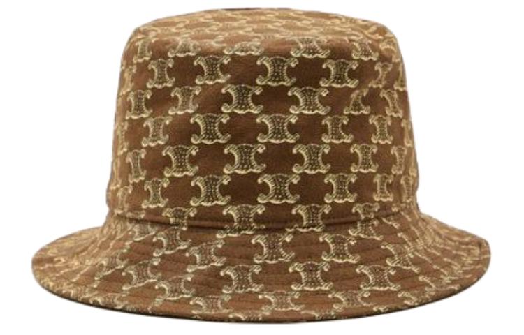 Lookbook (Women) CELINE Patterned Fisherman Hat  Brown. 2AU1C008Y19CM