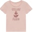 Buy (W) CELINE Kaos Crewneck Pink dengan Cetakan Logo Huruf. 2X586114L-24BU