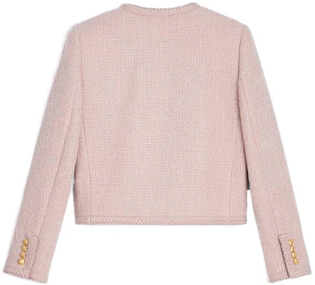 (W) セリーヌ ピンクツイードジャケット FW22 ラウンドネック カジュアルアウター 2V18N764L-25PA Lookbook (W) セリーヌ ピンクツイードジャケット FW22 ラウンドネック カジュアルアウター 2V18N764L-25PA