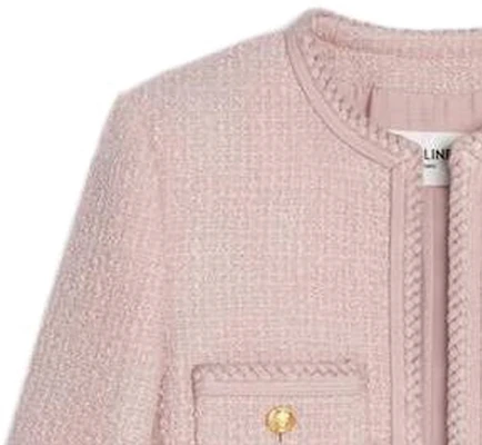 (W) セリーヌ ピンクツイードジャケット FW22 ラウンドネック カジュアルアウター 2V18N764L-25PA Details for (W) セリーヌ ピンクツイードジャケット FW22 ラウンドネック カジュアルアウター 2V18N764L-25PA