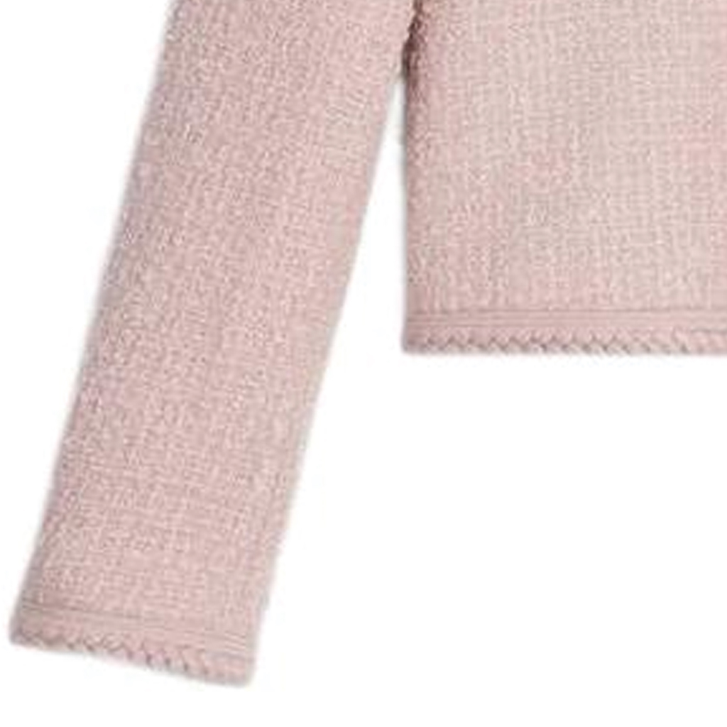 Sizing (W) セリーヌ ピンクツイードジャケット FW22 ラウンドネック カジュアルアウター 2V18N764L-25PA