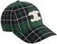 Lookbook (Women) CELINE Plaid Patch Baseball Cap Women - Green/Black. 2AUT6178R.30BL