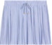 Buy (Women) CELINE Pleated Striped Cotton Tie-Waist Casual Short Skirt Light Purple Women 2J622869T-01XY