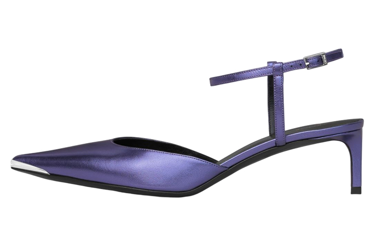 (Women) CELINE Pointed-Toe Buckle Sandal 'Purple' 347853162C.32LC