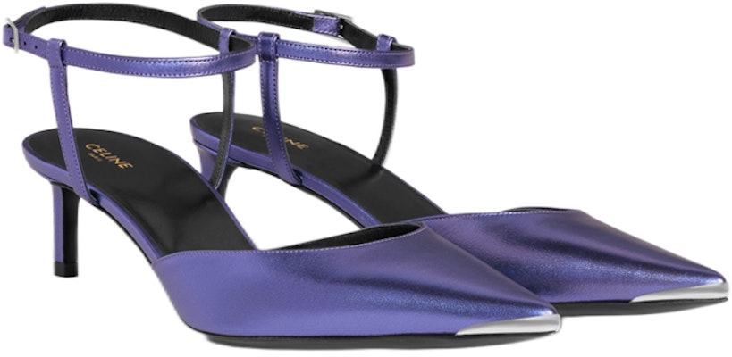 (W) CELINE Sandal Jepit Hitam 'Ungu' dengan Gesper 347853162C.32LC Order (W) CELINE Sandal Jepit Hitam 'Ungu' dengan Gesper 347853162C.32LC