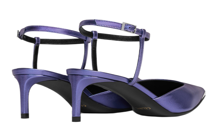 Lookbook (W) CELINE Sandal Jepit Hitam 'Ungu' dengan Gesper 347853162C.32LC