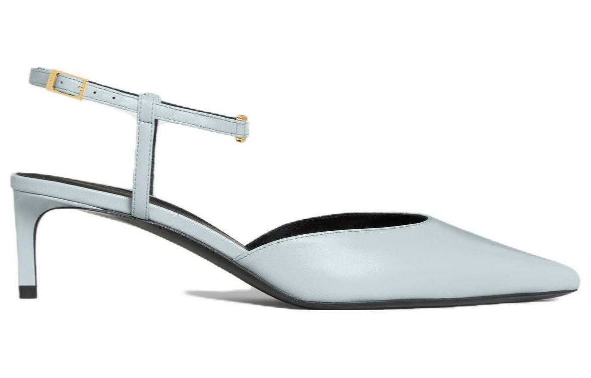 Purchase (Women) CELINE Pointed Toe Buckle High Heels 'Blue' 347873010C.07SZ