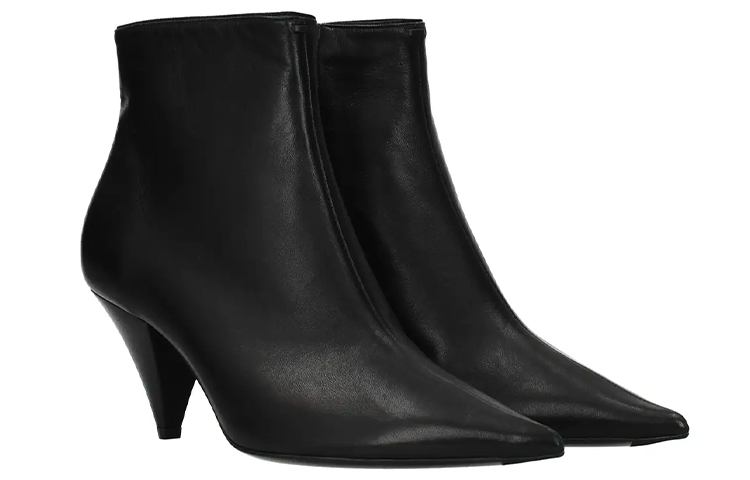 Order (Women) CELINE Pointed Toe Stiletto Ankle Boot 'Black Comfort' 326583ASVC.38NO