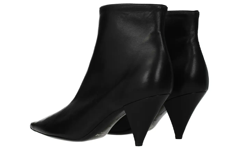 Lookbook (Women) CELINE Pointed Toe Stiletto Ankle Boot 'Black Comfort' 326583ASVC.38NO