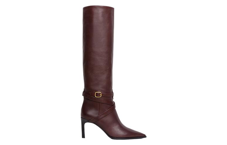 Order (W) 赛琳尖头细高跟靴子‘红色皮革’ 351363190C.28RB