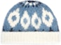 Lookbook (Women) CELINE Printed Wool Knit Beanie for Women - Blue. 2AV3A919T07BL