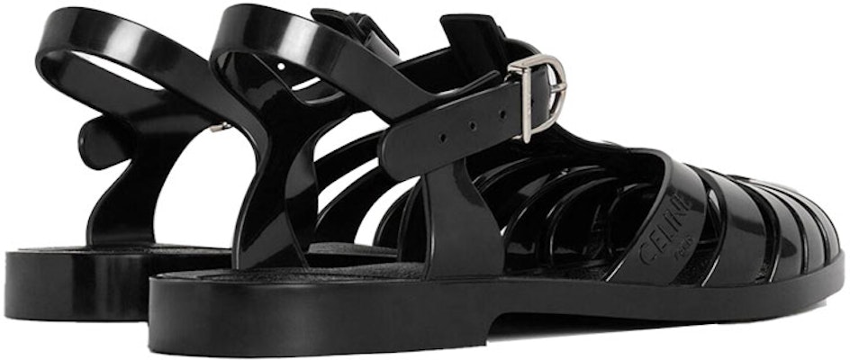(Women) CELINE PVC Roman Sandal 'Black' 337867000C.38NO Lookbook (Women) CELINE PVC Roman Sandal 'Black' 337867000C.38NO
