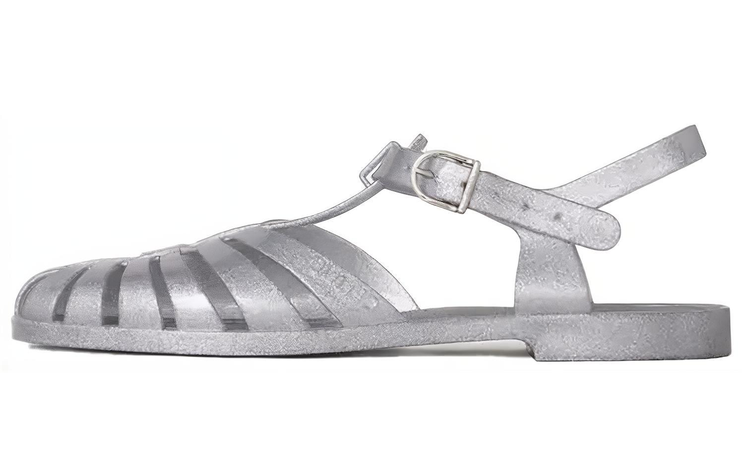 (W) CELINE PVC Sandals 'Silver'