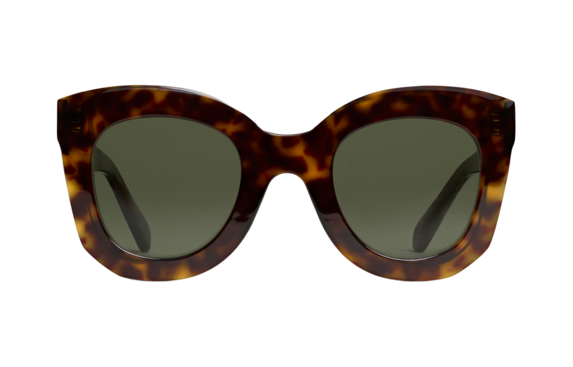 (Women) CELINE Retro Oversized Irregular Sunglasses for Women in Brown. 4S005CPLB-19HD 圖 3