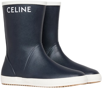 (W) セリーヌ ラバーブーツ ネイビー (Serīnu Rabābūtsu Nebī) 345787001C.07NY Order (W) セリーヌ ラバーブーツ ネイビー (Serīnu Rabābūtsu Nebī) 345787001C.07NY