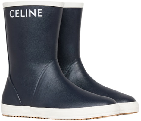 (W) CELINE Sepatu Boot Karet 'Biru Navy' 345787001C.07NY Order (W) CELINE Sepatu Boot Karet 'Biru Navy' 345787001C.07NY