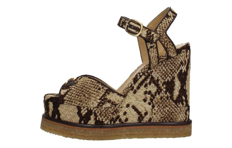 (W) CELINE Sandal 'Fashion Buckle Brown'