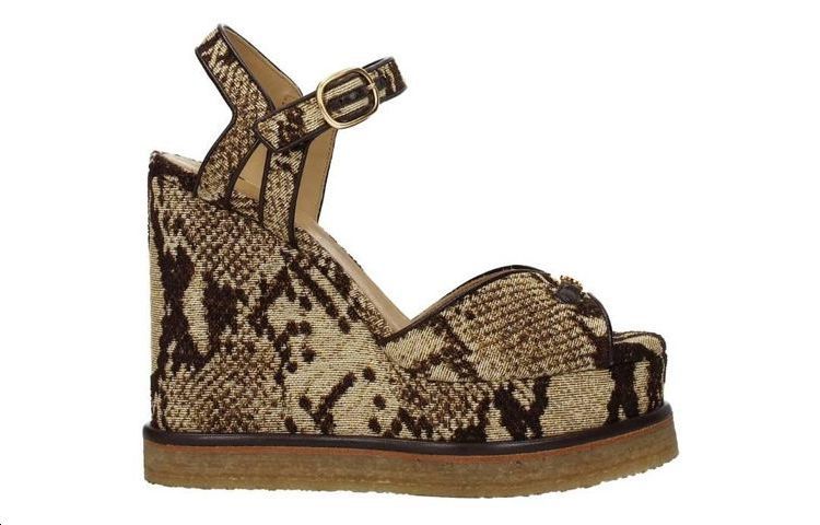 (W) CELINE Sandal 'Fashion Buckle Brown' 圖 2